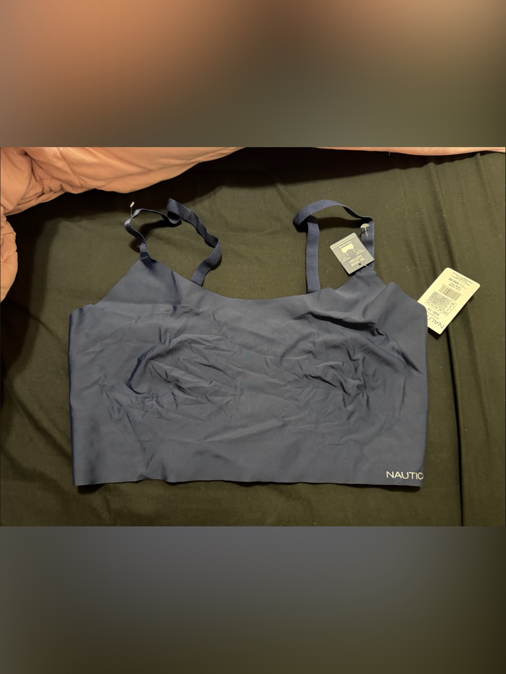 Nautica Navy Seamless Camisole Bralette